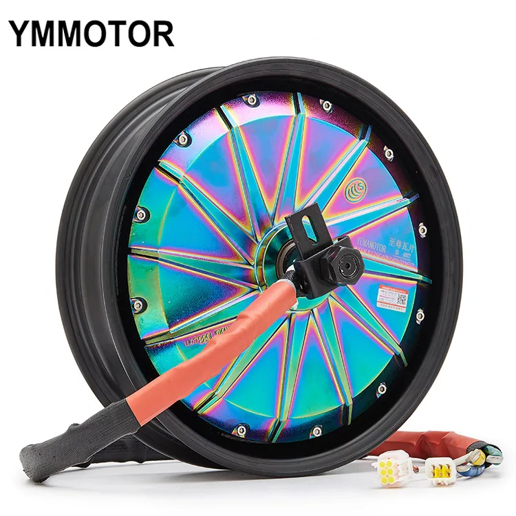 YMMOTOR 12 Inch Brushless Gearless 3000w Hub Motor For Electric Motorcycle