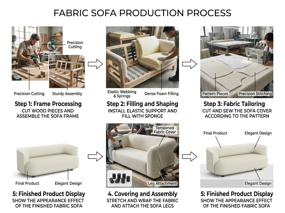 Office Upholstered Sofa Factory Custom Commercial Project Sofa Wholesale Supplier For UAE Saudi Hotel Lobby & Reception