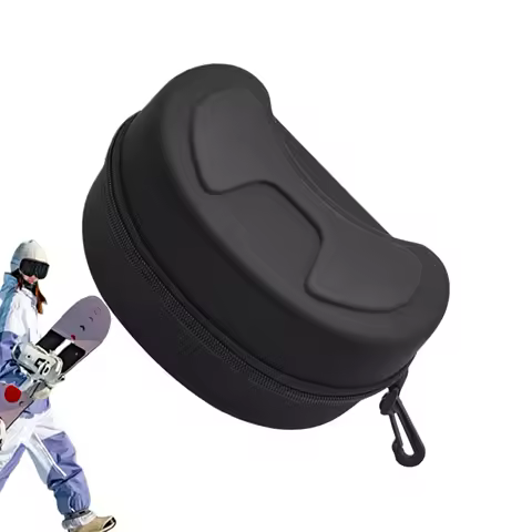 Ski Goggle Box Portable Eva Ski Glasses Protector Case Snowboard Skiing Eyewear Carrying Case Zipper Hard Empty Box Holder