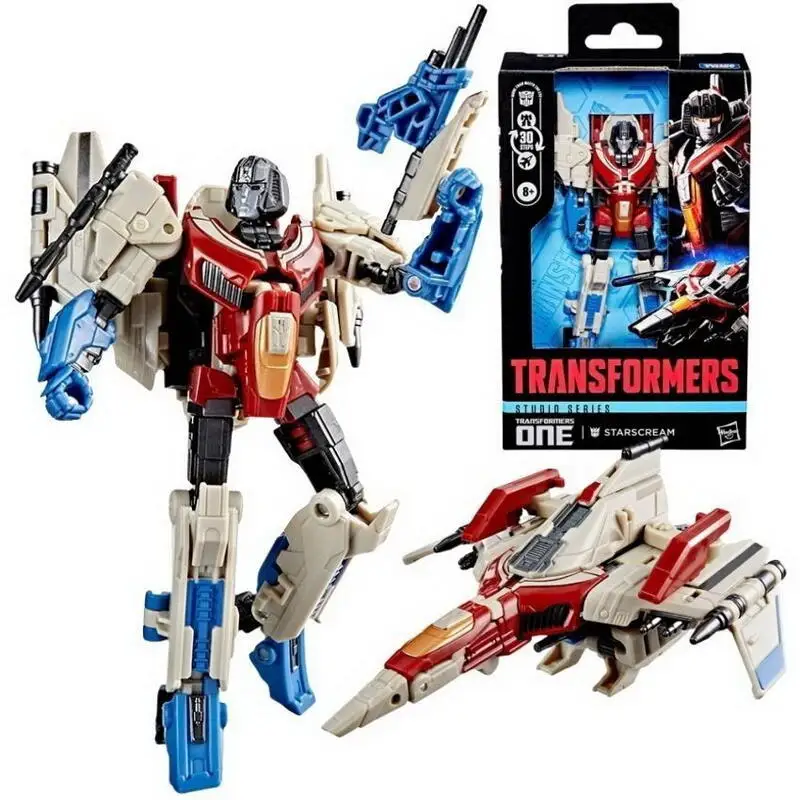 Transformers Studio Series ONE Starscream Deluxe Class 4,5-inch converterende actiefiguur Robotspeelgoed Cadeau