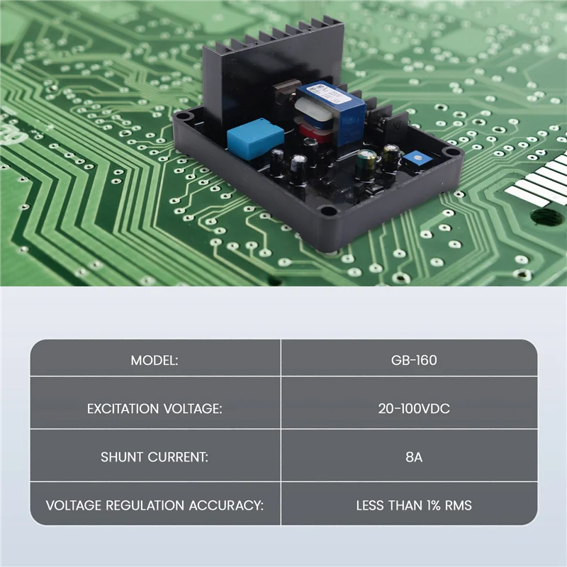 

Аксессуары для генераторной установки GB160 Регулятор напряжения Матовый генератор AVR
