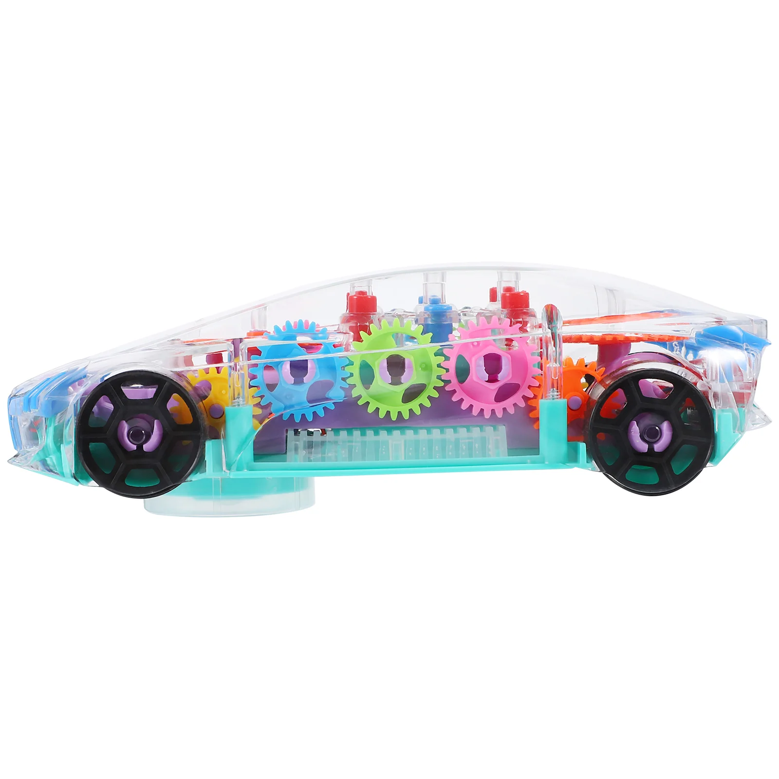 Electric Toy Car For Kids Transparent Body Musical Educational Kids' Children’s Toys