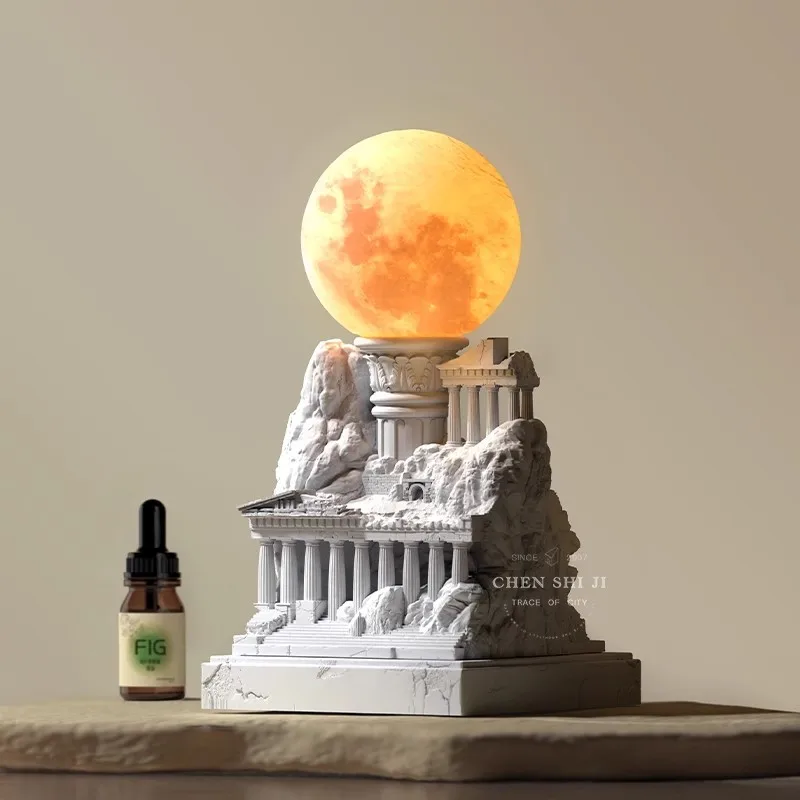 Ancient Egyptian Gypsum Aromatherapy Atmosphere Lamp Bedroom Bedside Room Decoration Ornaments Gift Home Luxury Modern Decor