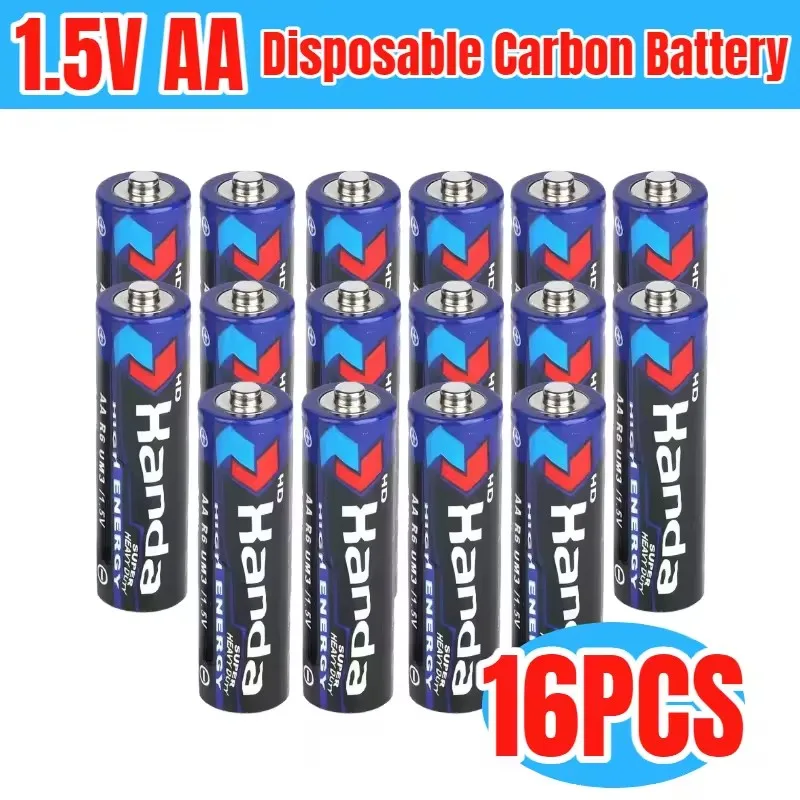

1.5V AA Zinc Carbon Batteries R6 Bulk Pack for LED Light Toy MP3 Camera Flashlight Razor CD Player Wireless Mouse Keyboard