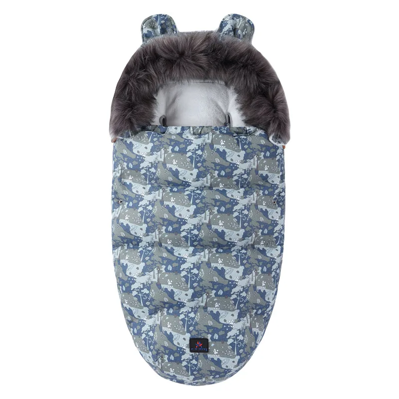

Baby stroller sleeping bag winter thickenedquilt newborn dual-purpose kick-proof quilt portable