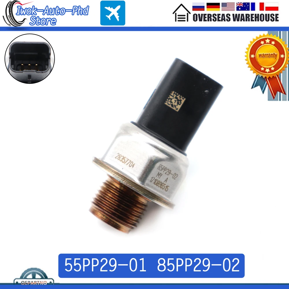 55PP29-01 85PP29-02 Fuel Rail High Pressure Regulator Sensor Valve For Ssangyong Korando 2.0 Xdi 2.0Xdi 9307Z527A 1011520367