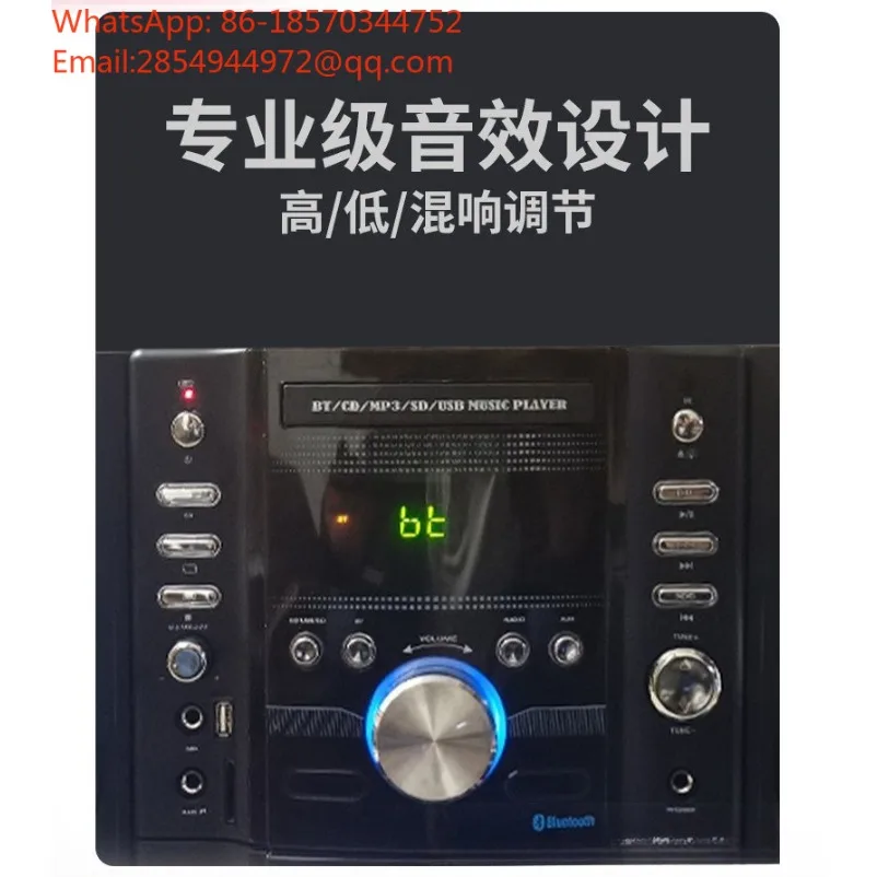 2026    Dual‑cassette Radio All‑in‑one Player FM Tape USB Bluetooth CD Karaoke Audio Player