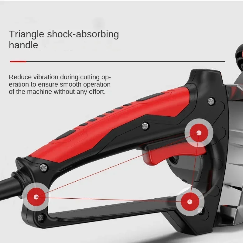 16-inch 2400W High-power Chainsaw Logging Saw Household Electric Chainsaw Handheld Chainsaw Cutting  Electric Saw