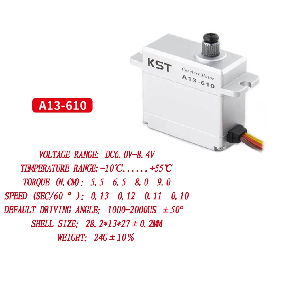 KST A20-4515/A20-3813/ A15-1810/ A15-1812/ A15-2212/A13-610 대형 토크 머신 로봇 서보 DIY 글라이더 고정익 부품용