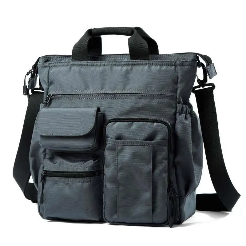 New Business Men's Multi-Functional Single Shoulder Crossbody Bag Commuting Bag with Multiple Pockets for Travel And Official...