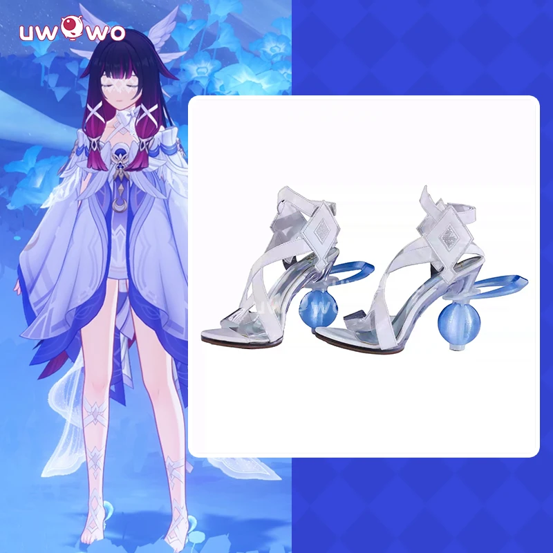 

UWOWO Columbina Shoes Game Genshin Impact Columbina 'Damselette' Snezhnaya Cosplay Shoes Halloween Shoes