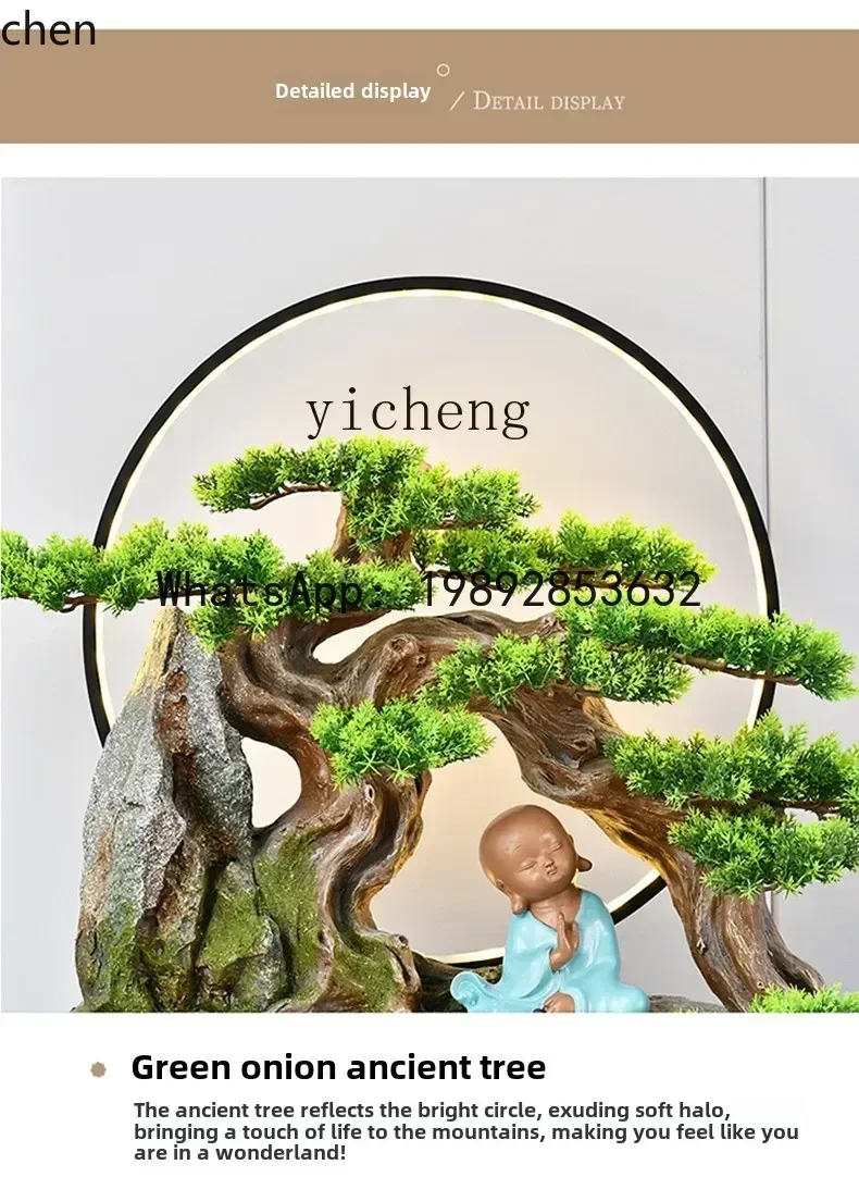 YFY  rockery  room next to the floor circulation flow ornament office entrance water feature decoration