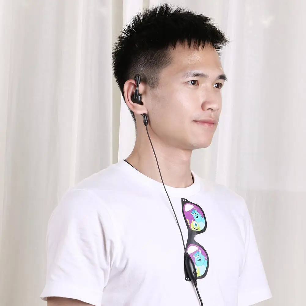 

1-контактный G-образный зажим для наушников PPT, наушник с крючком, микрофон для Motorola MTH600