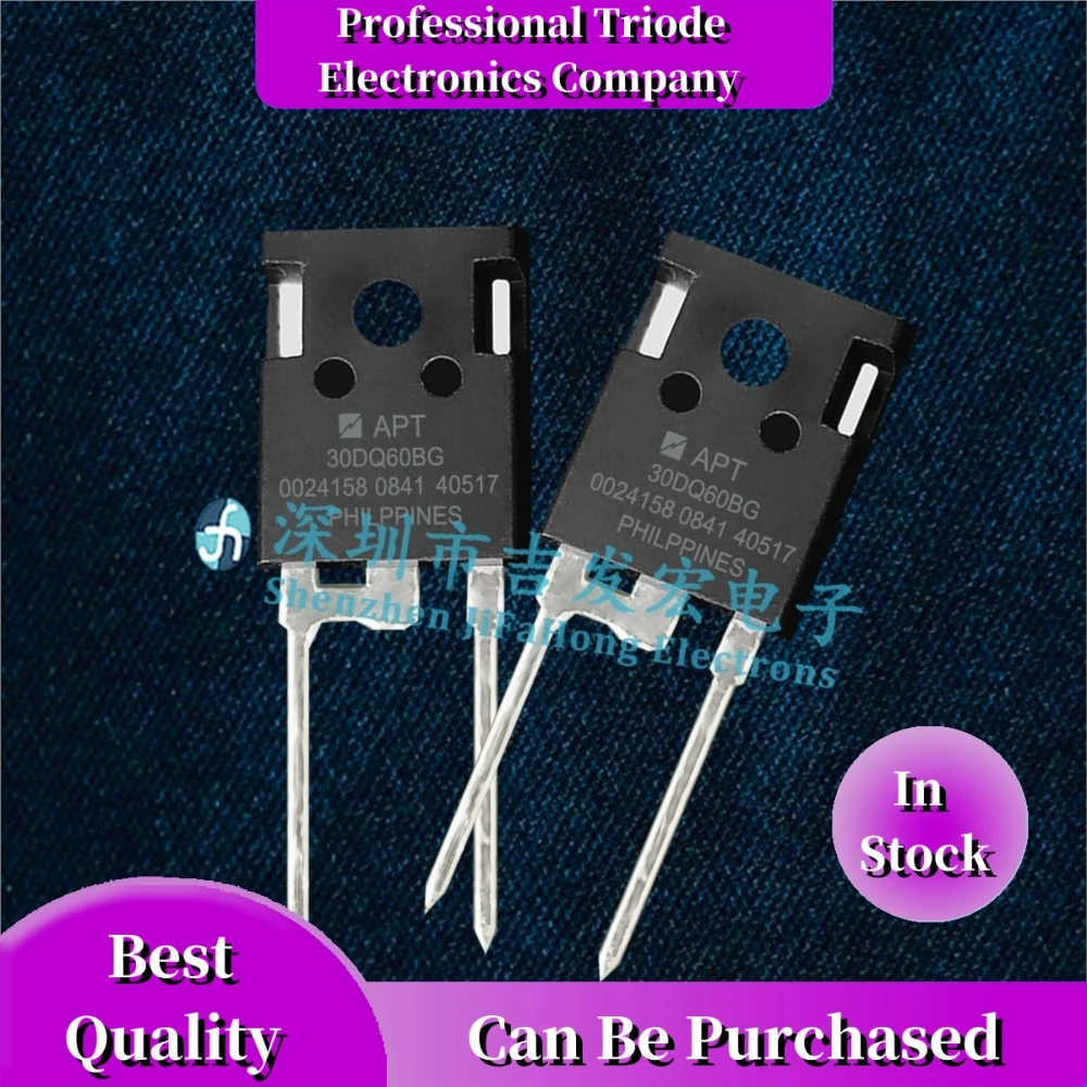 

10PCS/LOT APT30DQ60BG TO-247 MOS 600V 30A In Stock Quick Delivery