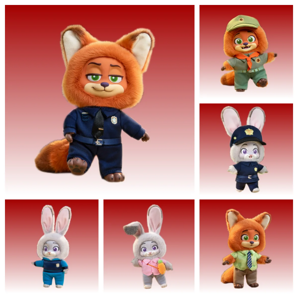 Zootopia صندوق أعمى لطيف نيك جودي عمل الشكل Zootopia الفينيل أفخم دمية صندوق غامض شخصيات كرتونية الكرتون جمع لعبة مجسمة