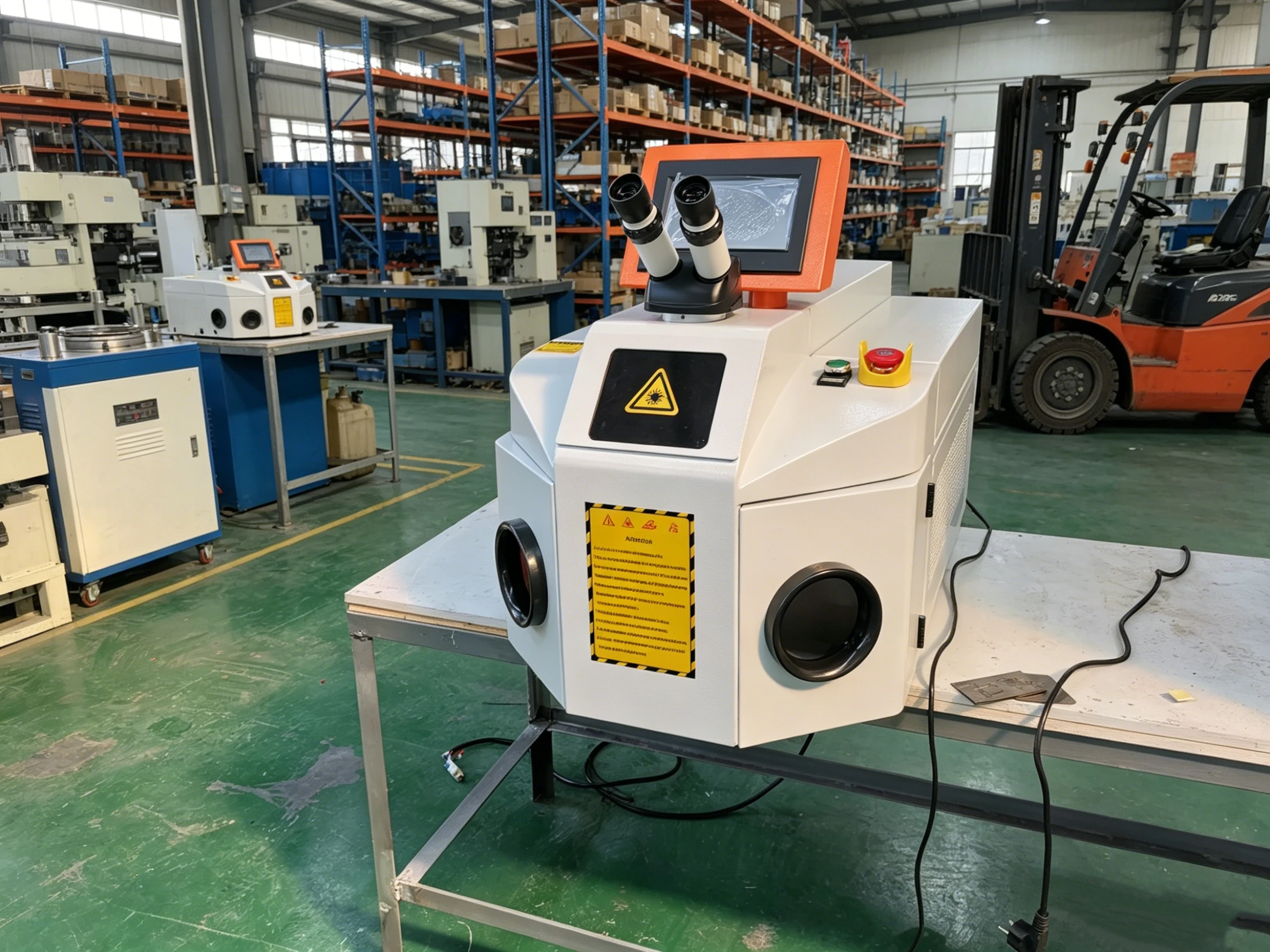 Computerized Desktop Jewelry Laser Welder YAG Source, 100W High Precision Laser Weld Equipment For Precious Metal Processing