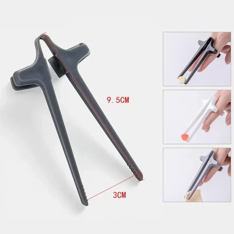 Free-Hands Snack Chopsticks Play Games Finger Chopsticks Lazy Assistant Clip Snacks Not Dirty Hand Rings Accessory Kitchen Tool