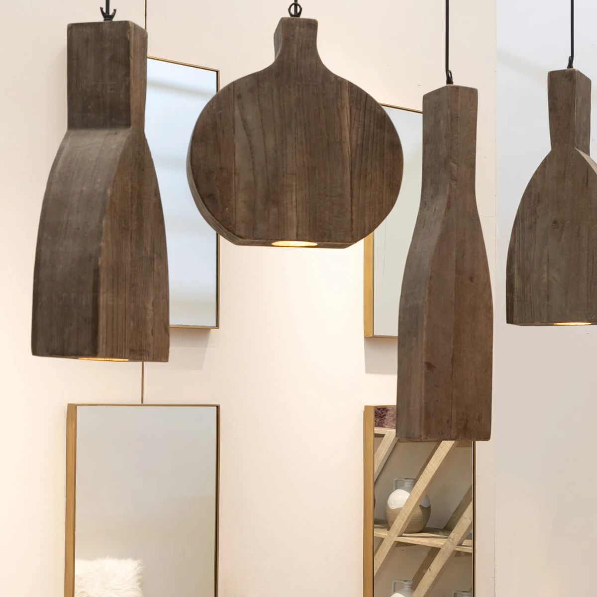 

Ethnic Chic Antique Furniture Recycled Elm Indoor Pendant Ceiling Lamps Decorative Lamp Covers Lamp Holder