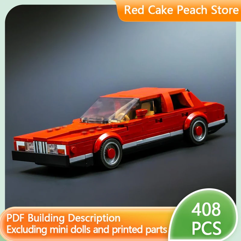 

Модель скоростного гоночного автомобиля MOC, строительные кирпичи, полноразмерный роскошный седан, модульная технология, детские праздничные подарки, сборка игрушек, костюм