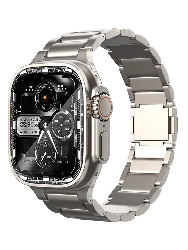 Titanium Metal Strap for Apple watch Ultra2 3 Band 49mm 46mm 45mm 44mm Magnetic Bracelet Correa iWatch Series 11 10 9 8 7 6 5 SE