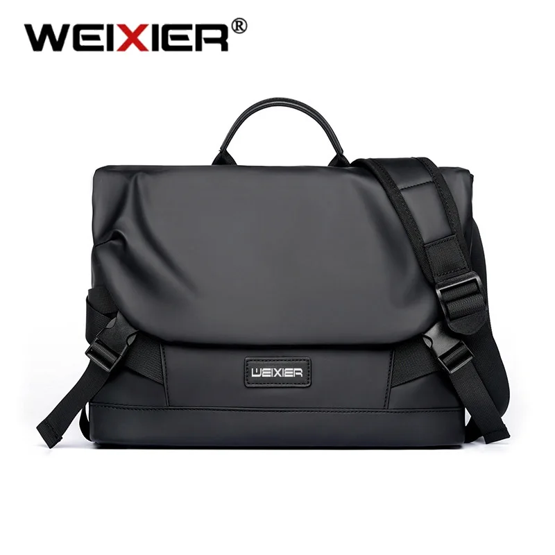 

WEIXIER New Fashion Man High-End Trendy Brand Crossbody Bag Large Capacity Commuting Work Bags Traveling Waterproof Shoulder Bag