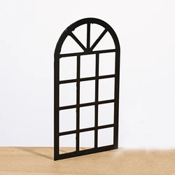1Pcs Scale 1:30 Miniature Window/Door Model Building Scene Materials For Diy Handmade Household Decoration Diorama Kit