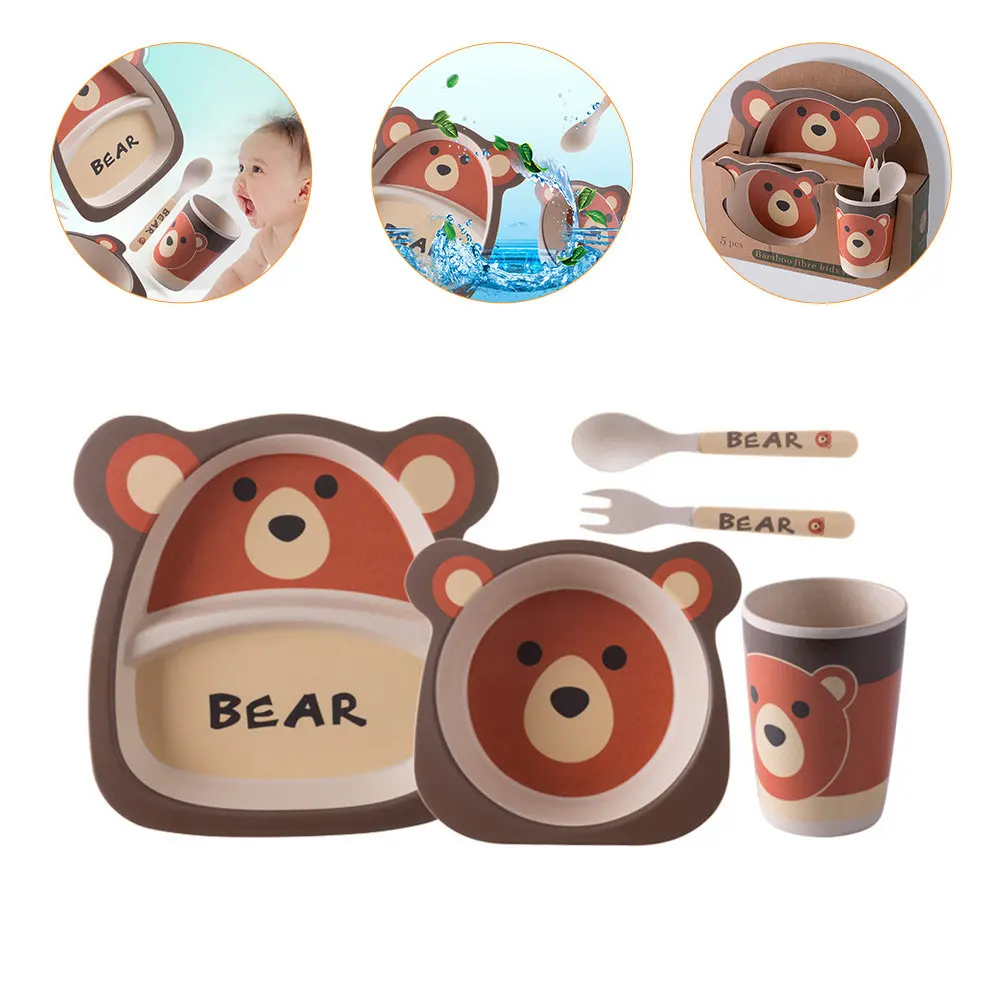 1-ensemble-de-vaisselle-de-dessin-anime-pour-enfants-assiette-bol-tasse-cuillere-fourchette-fournitures-d'alimentation-pour-bebes-resistantes-aux-bris