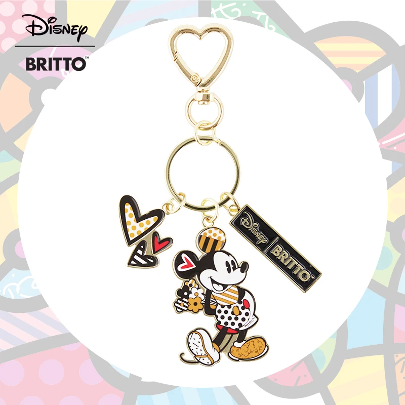 พวงกุญแจสติทช์น่ารักจากดิสนีย์ ของตกแต่งน่ารัก สีดำทอง พวงกุญแจสติทช์ ของขวัญวันเกิดสำหรับเด็กผู้หญิง ของเล่นอนิเมะสำหรับเด็ก