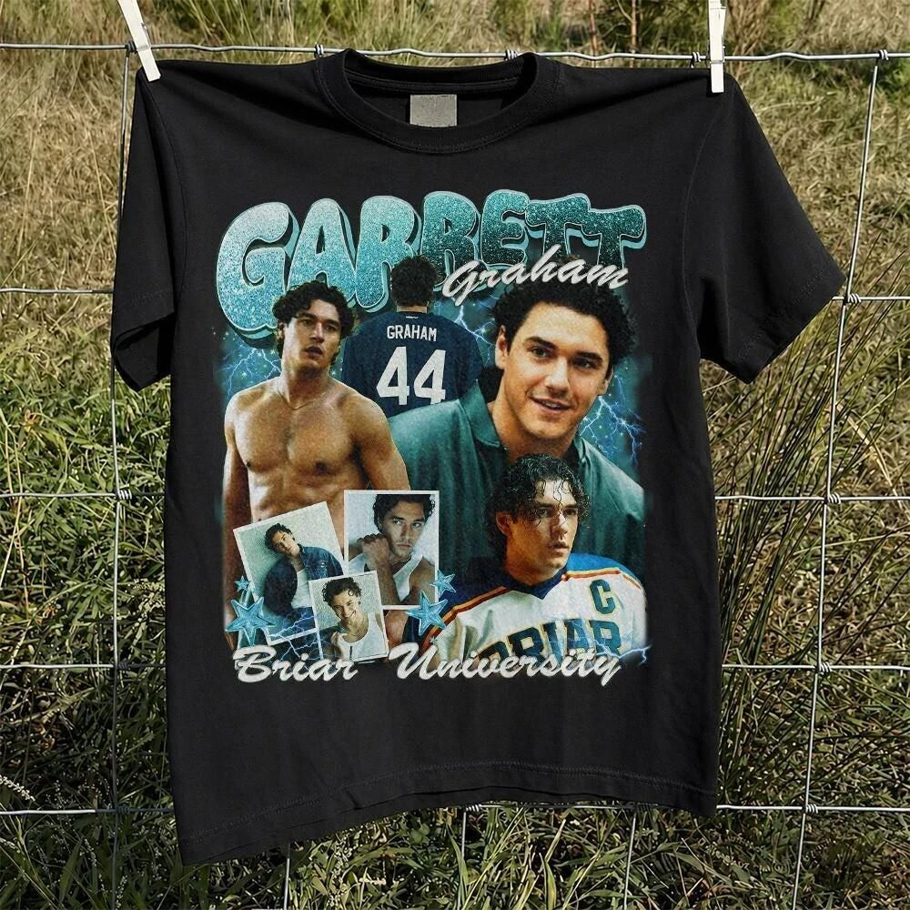 Garrett Graham graphic TV Off-Campus Briar University 2026 T shirt 100%Cotton Unisex Men‘s Women's T-Shirt Y2k Casual Fans Tee