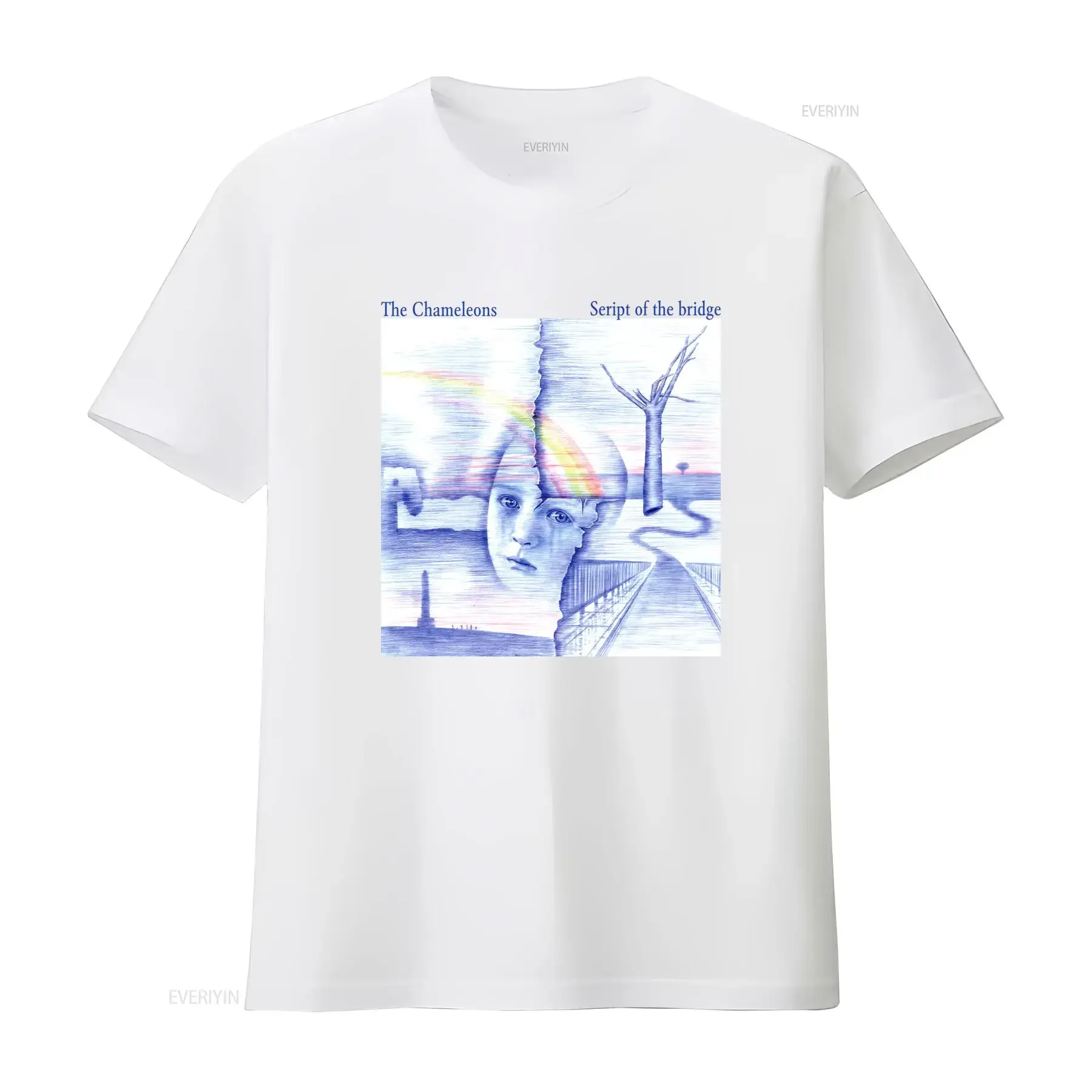 THE CHAMELEONS SCRIPT OF BRIDGE Artistic Design T Shirt For Fans S 5XL BI04_295 vintage Washed Soft designer clothes