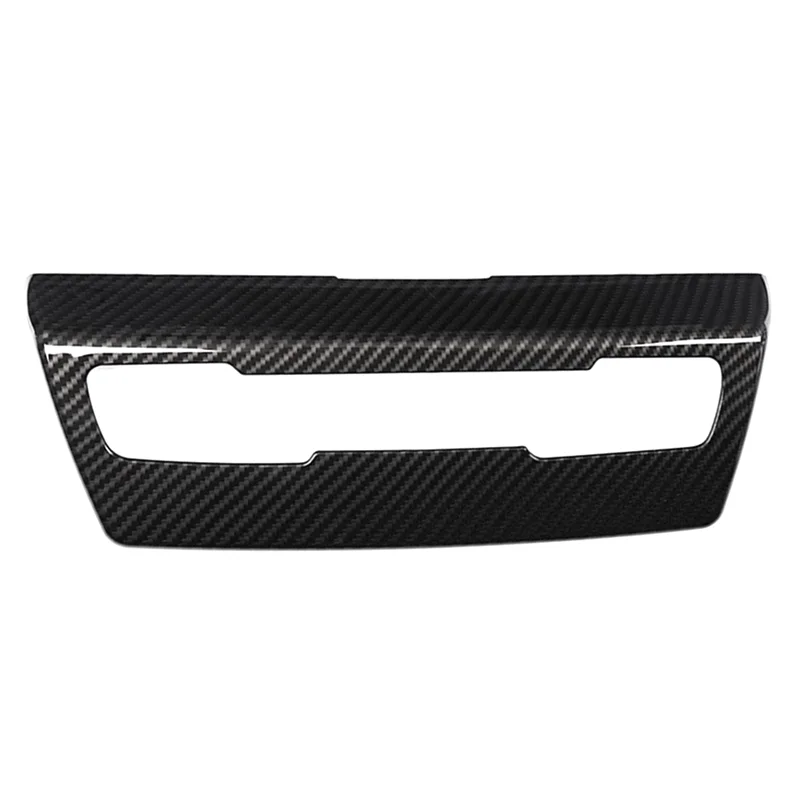 Center Console Volume Control Panel Cover Trim for BMW 2 Series Carbon Fiber Style F45 F46 218I 2015-2018