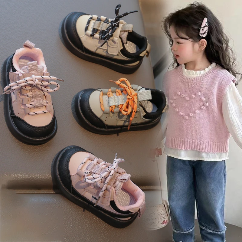 

Children's Board Shoes Boys Sneakers Green Soft Boys Girls Baby Casual Shoes 1-6 Years Old Khaki Spring Autumn Kids Single Shoes