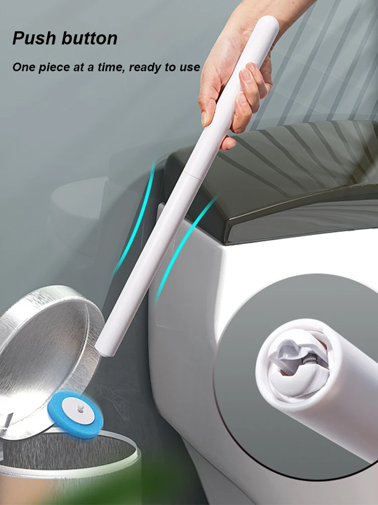 منظف المرحاض العطري القابل للتصرف، فرشاة تنظيف المرحاض المثبتة على الحائط، مقبض طويل، طقم تنظيف وعاء المرحاض