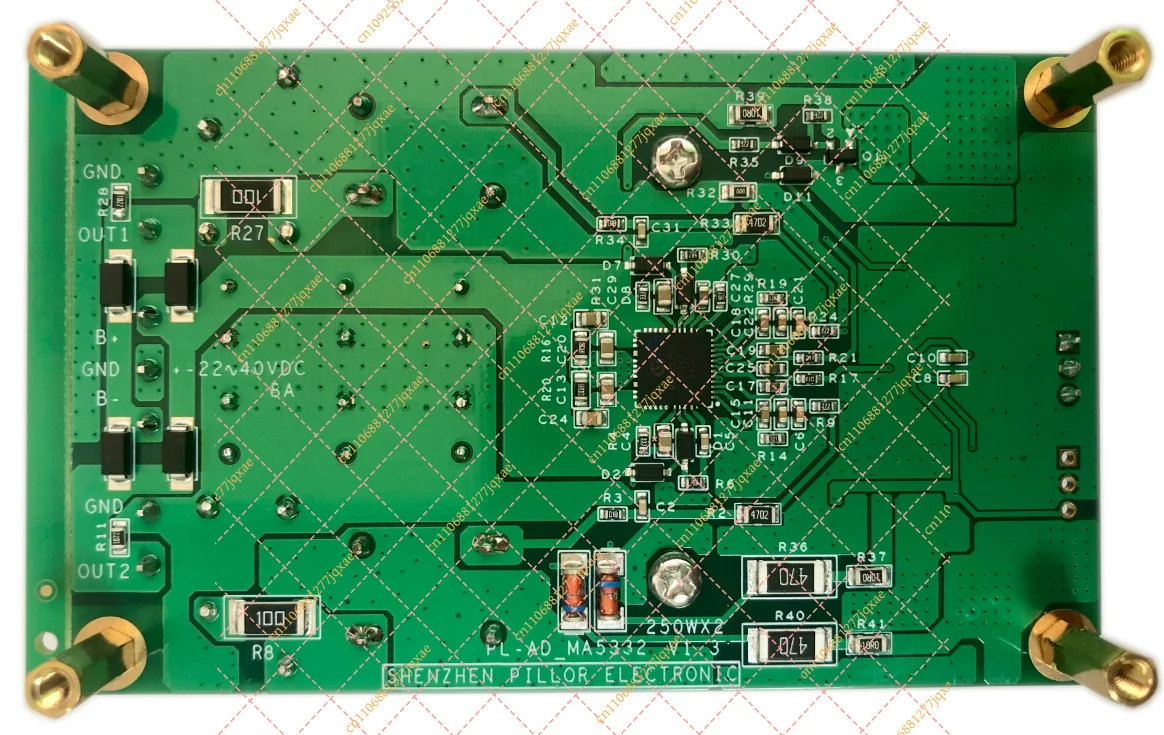 2×200W Dual Channel Class D Digital Power Amplifier Board, High Power HIFI Audio Amplifier Module