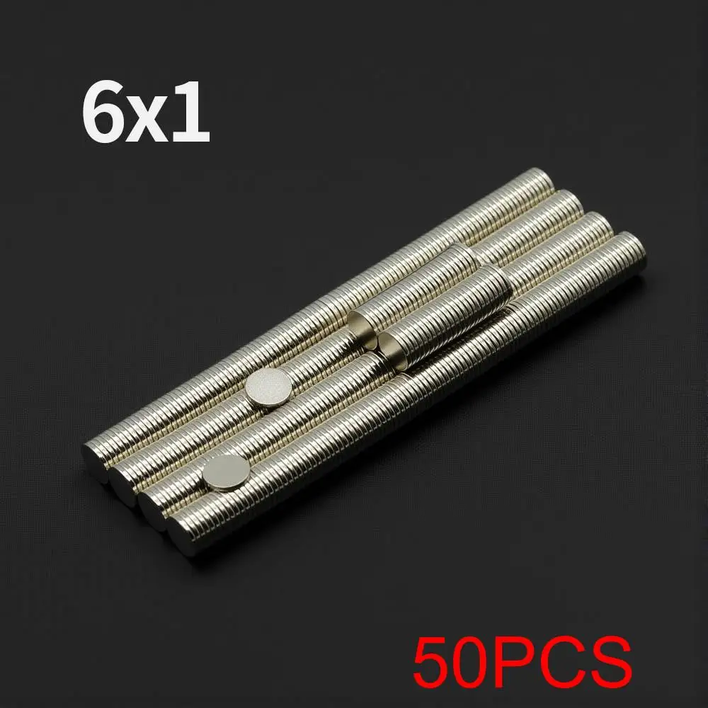 Krachtige Neodymium Magneet N35 NdfeB Permanente Magnetische imanes Ronde Super Sterke Koelkastmagneten DIY 6x1 6x2 5x1 5x3 4x1.5 4x2