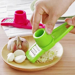 Garlic Crusher Press Multi Functional Manual Ginger Garlic Grinding Grater Cutter Garlic Peeler Kitchen Tools Accessories Gadget