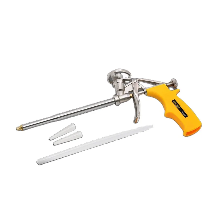 CROWNMAN Paint & Masonry Tools Professional Caulking Gun Aluminium Caulk Silicone PU Injection Polyurethane Foam Spray Gun