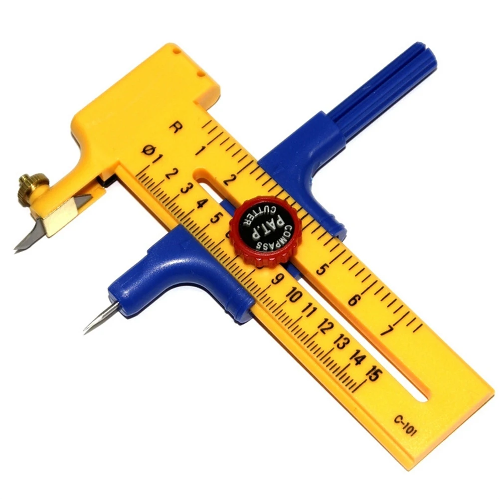 DIDI Compass Circle Cutter Circular Cutting Tool Adjustable Compass Circle Cutter Cortador Circular Circle Cutter