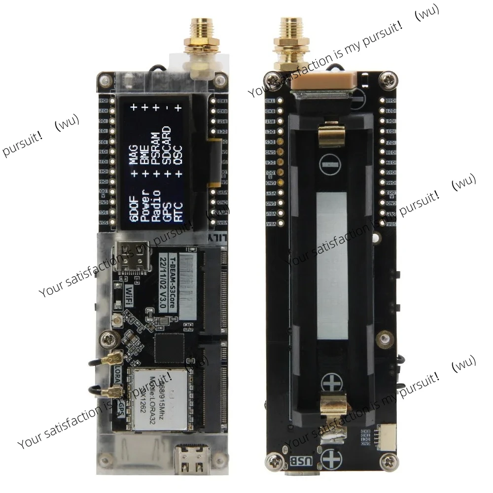 SoftRF t-beam Up to ESP32-S3 LoRa development board with SX1262 868/915MHz GPS u-blox L76K WiFi Bluetooth 1.3 inches