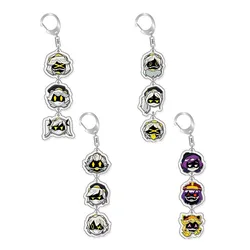 Anime Murder Drones Cartoon Figures Keychain Cute Bag Charms Fans Gift For Uzi N V J Doll Tessa Pendant Car Keyring Chaveio