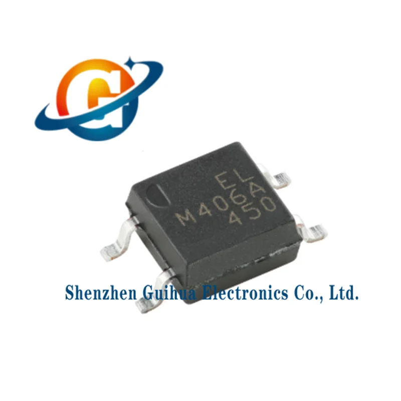 10pcs Genuine ELM406A(TA)-G SOP-4 Solid State Relay Optocoupler 60V