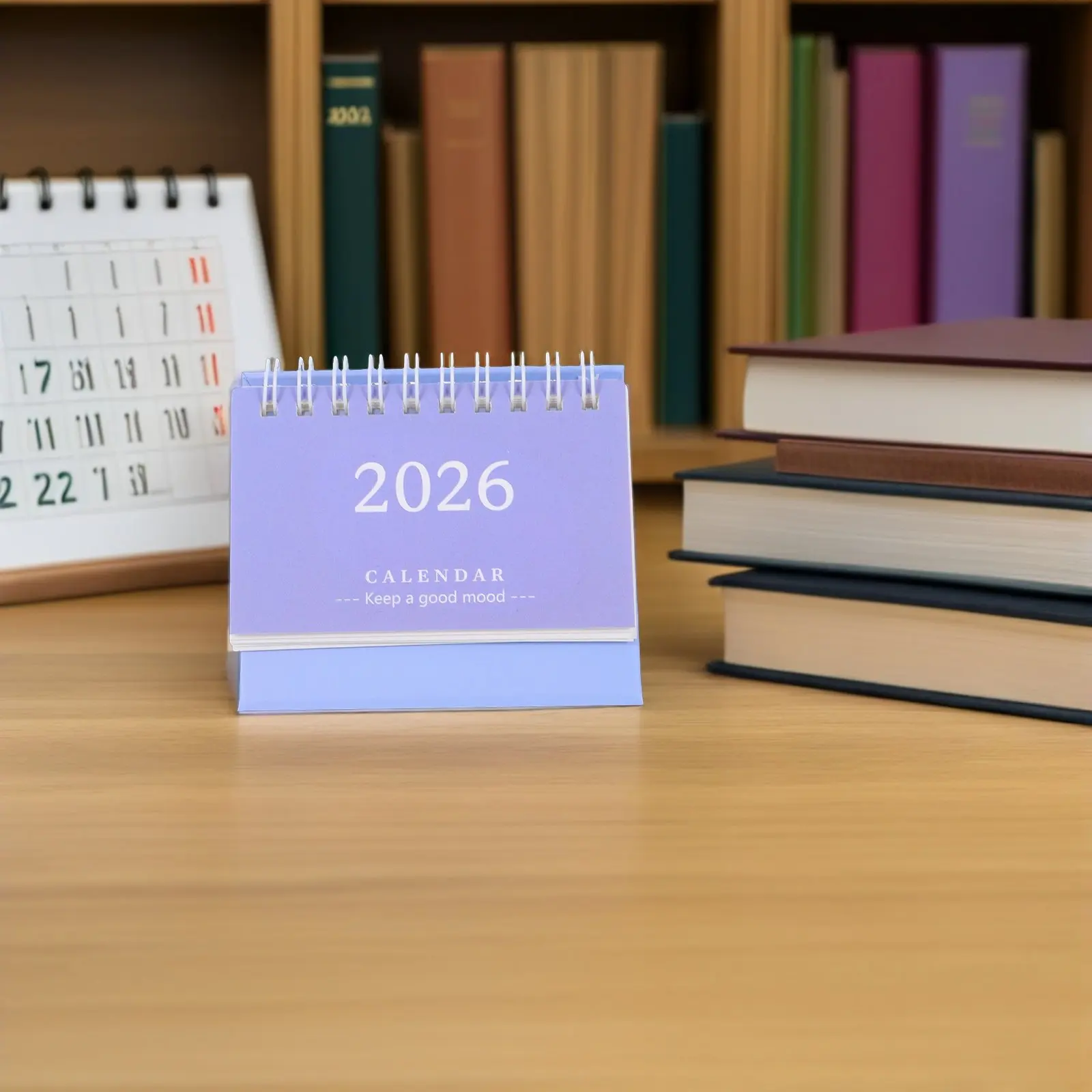 

Mini 2026 Desk Calendar Foldable Standing Flip Small Desktop Compact Monthly Planner Office Study Table Desk Planner
