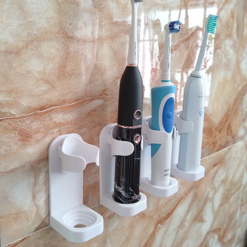 Creative Traceless Stand Rack  Organizer Electric  Wall-Mounted Holder Space Saving toothbrush holder Bathroom Accessories