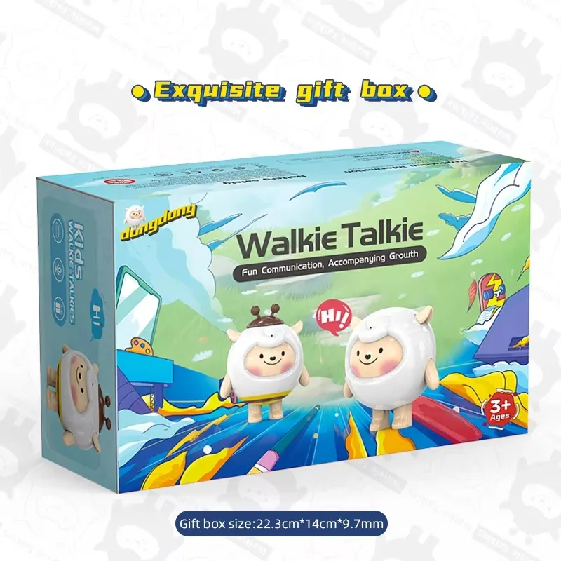 Kids Walkie Talkie Egg-Shaped Toy Walkie Talkie for Children Two-Way Radio Portable Party Communication Device KSUN UT888