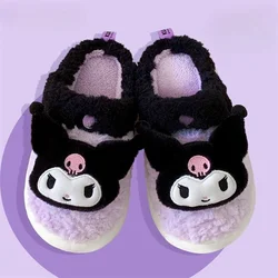 Nuove ragazze principessa Kuromi pantofole in cotone antiscivolo fondo morbido scarpe Casual per regalo ragazza