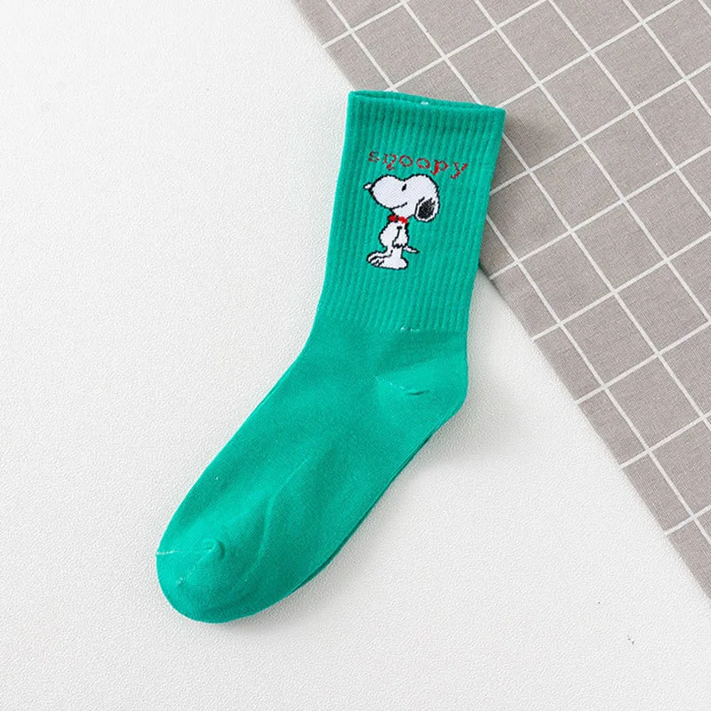 Kawaii Snoopy Socks Cartoon Anime In tube socks Students Sports Socks Spring Summer Autumn Soft Breathable Fashion Gift Toys Y2k