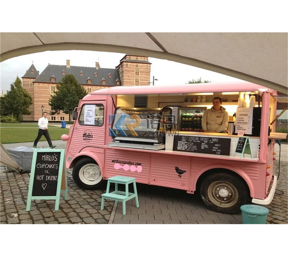 Populaire mobiele elektrische foodtruck Street Breakfast Snack Ice Cream Shop Keukenapparatuur Voedselkar te koop met DOT CE