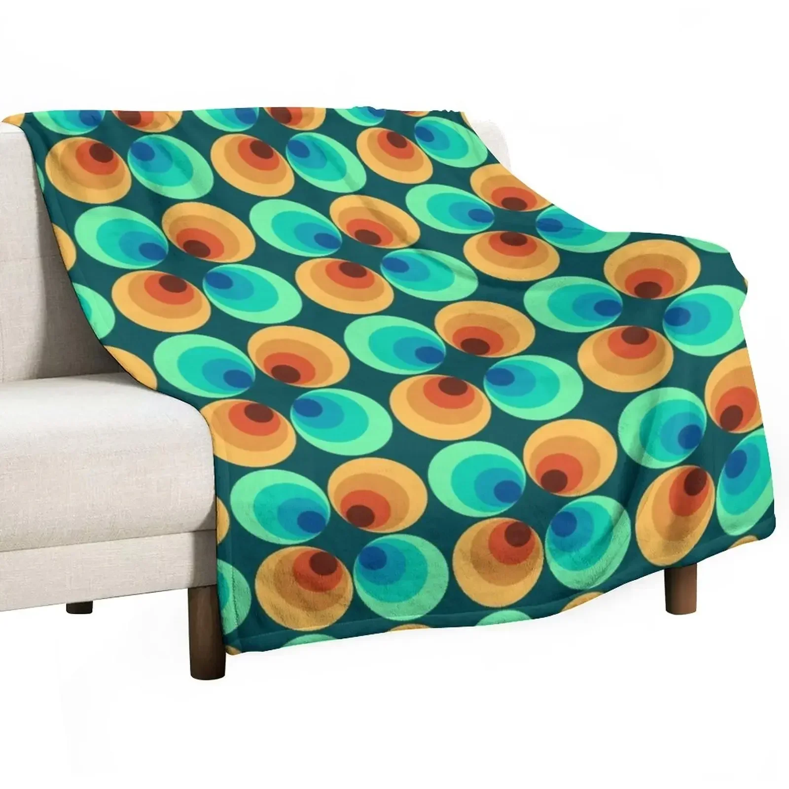 

Retro Combo Throw Blanket Hair Weighted Nap Flannel Blankets