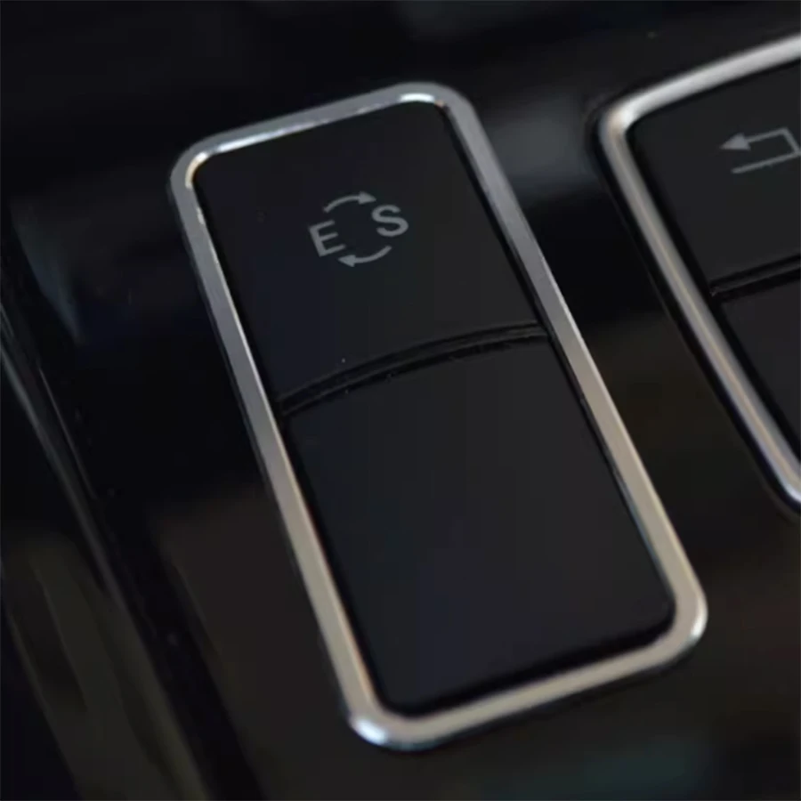 Auto Car Central Console ES Button Cover Frame Trim Sticker For Mercedes Benz E Class W212 E200 E250 E260 E300 E320 2014 2015
