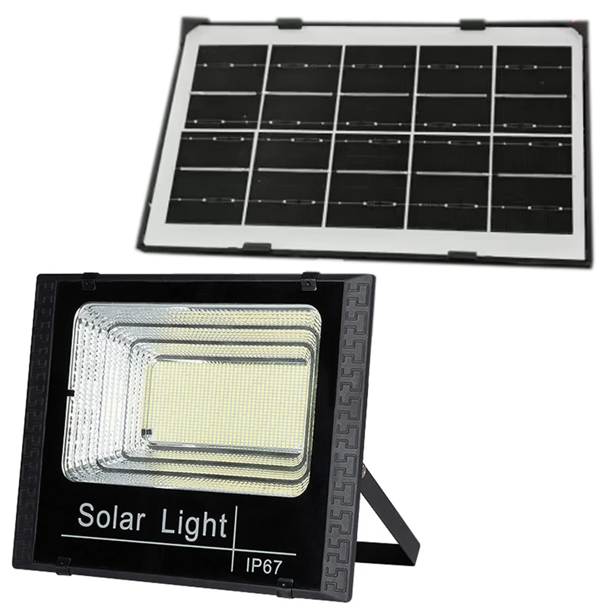 

Solar Flood Lights Remote Control 100W Solar Powered Spotlight Outdoor Waterproof IP67